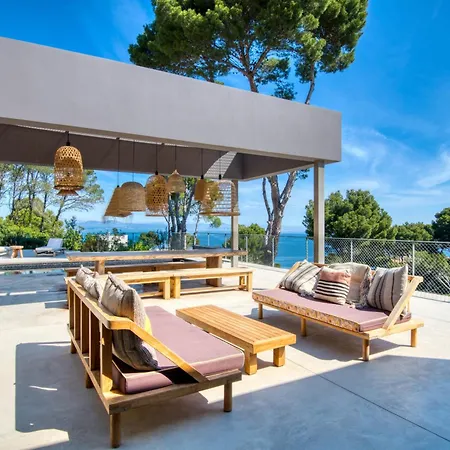 Lujosa De Diseno Con Vistas A Sa Riera ヴィラ