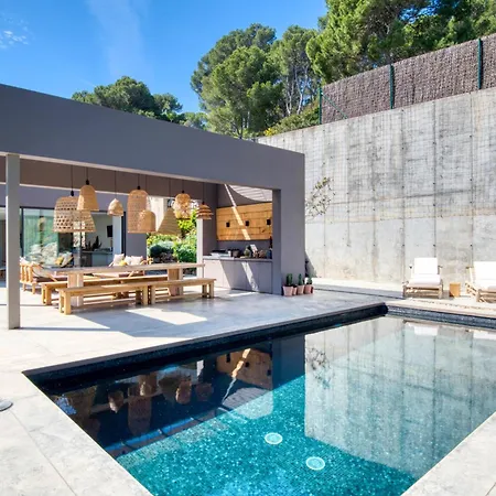 Lujosa De Diseno Con Vistas A Sa Riera ヴィラ ベグール
