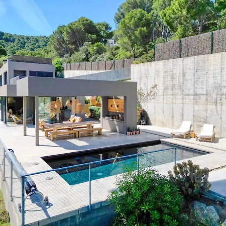 Lujosa De Diseno Con Vistas A Sa Riera ヴィラ *
